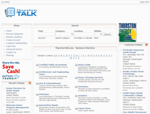 Tablet Screenshot of businessdirectory.thurstontalk.com